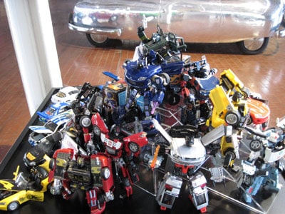 Transformers Toys at Lane Motor Museum