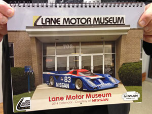 2014 Lane Motor Museum Calendar