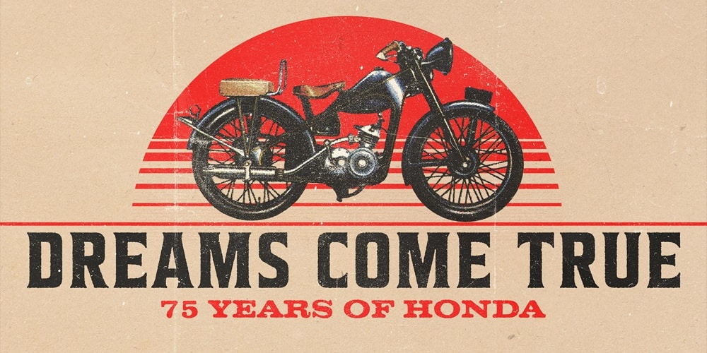 Honda 75th anniversary motorcycle